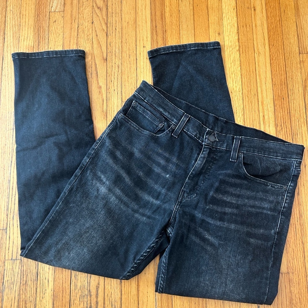 Levi's Men's 511 Slim Fit Flex Jeans in Frog Eye Grey - Picture 5 of 8